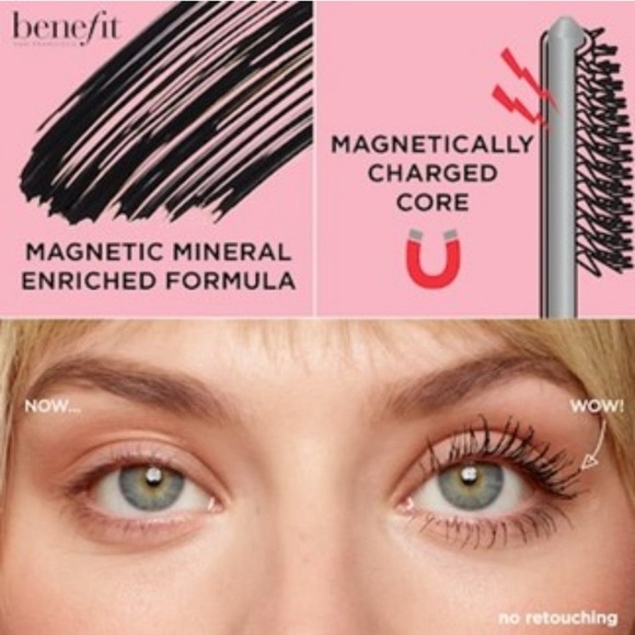 NIB Benefit Cosmetics - “They’re Real!” Mascara in Jet Black Mini Travel Size - Picture 4 of 16